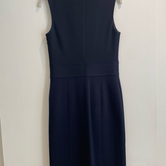 Tory Burch Navy Sleeveless Dress - Picture 2 of 5